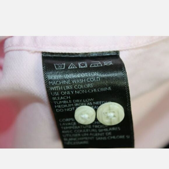 CPO Provisions Cotton PINK Button Down Shirt (Size: M) - Picture 10 of 10